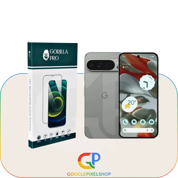 گلس و محافظ هیدروژلی (مات) نمایشگر و بدنه گوشی گوگل مدل Google pixel 9 Pro XL
