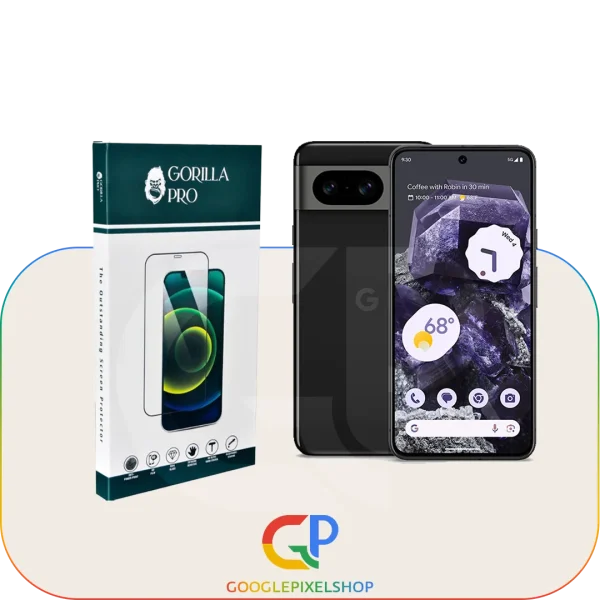 گلس و محافظ هیدروژلی (شفاف) نمایشگر و بدنه گوشی گوگل مدل Google pixel 8