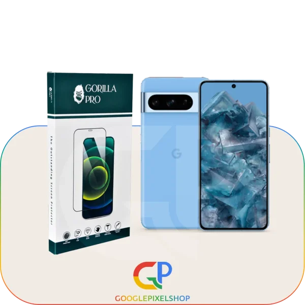 گلس و محافظ هیدروژلی (شفاف) نمایشگر و بدنه گوشی گوگل مدل Google pixel 8 Pro