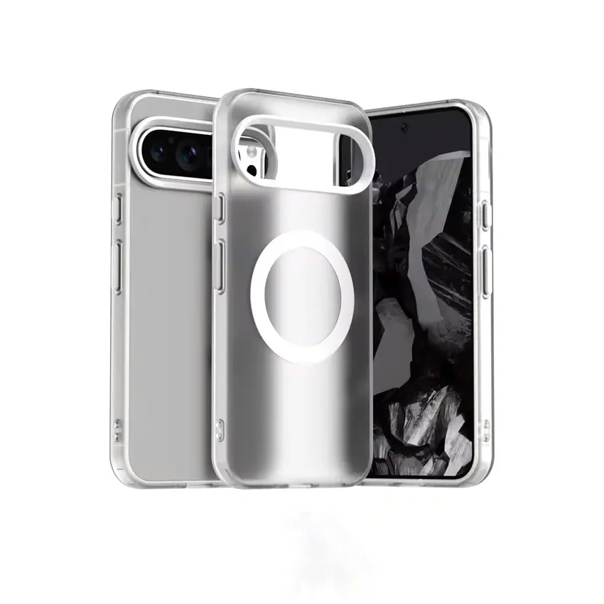 مقایسه قابهای مات و شفاف Pixel 9